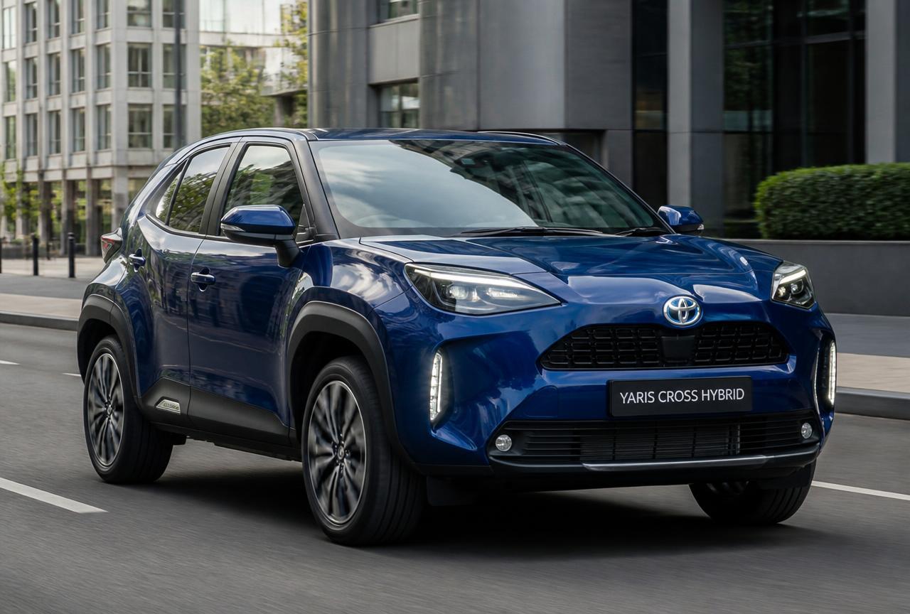 Toyota Yaris Cross Hybrid Trend blu in offerta noleggio a lungo termine a 359 euro al mese